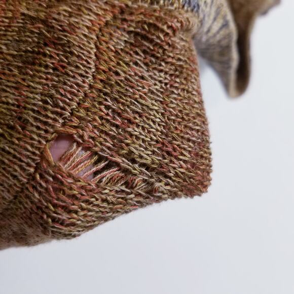 Peruvian Connection Geometric Prints Knitwear Cardigan Open Front - Picture 4 of 11